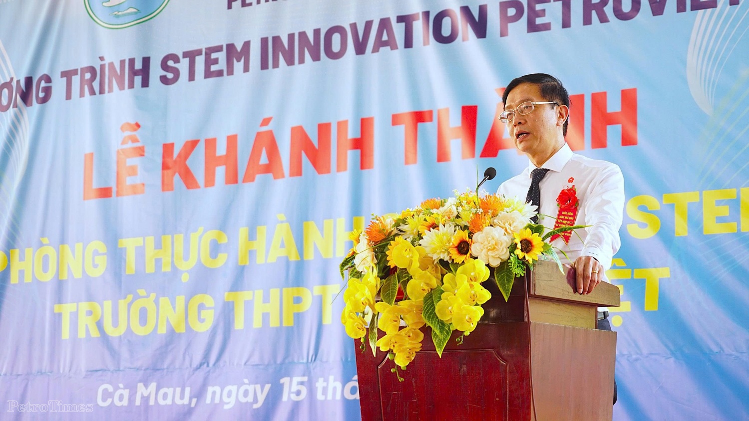 Petrovietnam khánh thành phòng thực hành giáo dục STEM Trường THPT Võ Văn Kiệt (Cà Mau) Petrovietnam khánh thành phòng thực hành giáo dục STEM Trường THPT Võ Văn Kiệt (Cà Mau)