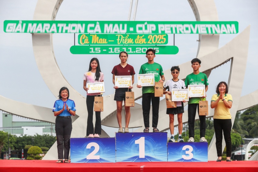 Giải Marathon Cà Mau 2025 - Cúp Petrovietnam: Hơn 6.000 vận động viên bùng nổ trên đường chạy