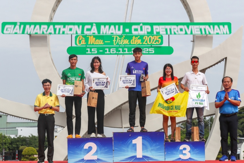 Giải Marathon Cà Mau 2025 - Cúp Petrovietnam: Hơn 6.000 vận động viên bùng nổ trên đường chạy
