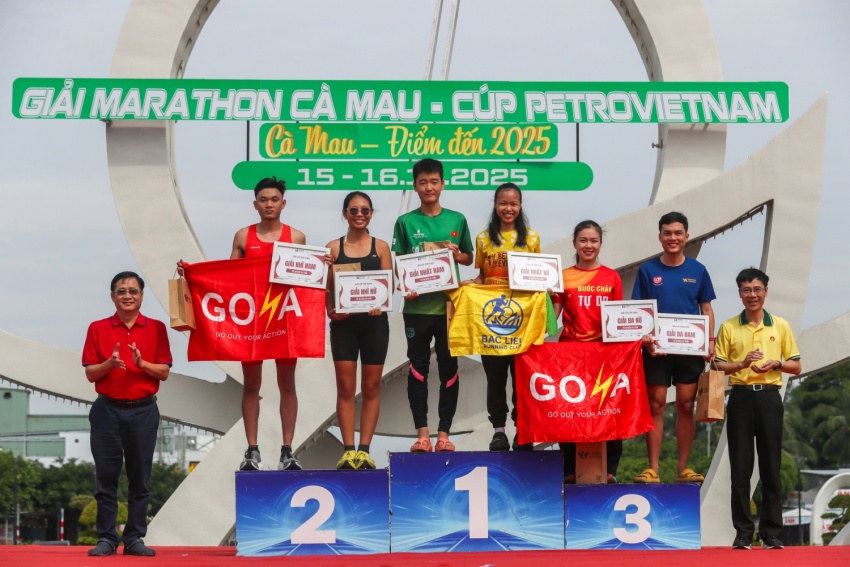 Giải Marathon Cà Mau 2025 - Cúp Petrovietnam: Hơn 6.000 vận động viên bùng nổ trên đường chạy