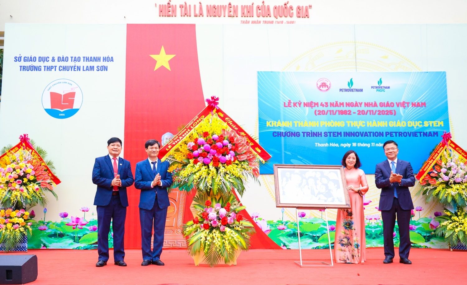 Petrovietnam khánh thành hai phòng thực hành giáo dục STEM tại tỉnh Thanh Hóa