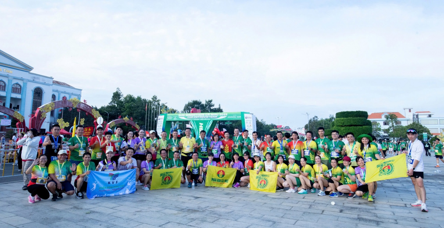 PVCFC - Nhà tài trợ kim cương giải Marathon Cà Mau 2025: Đồng hành cùng phát triển