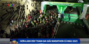[VIDEO] Hơn 6.000 vận động viên tham gia Giải Marathon Cà Mau 2025