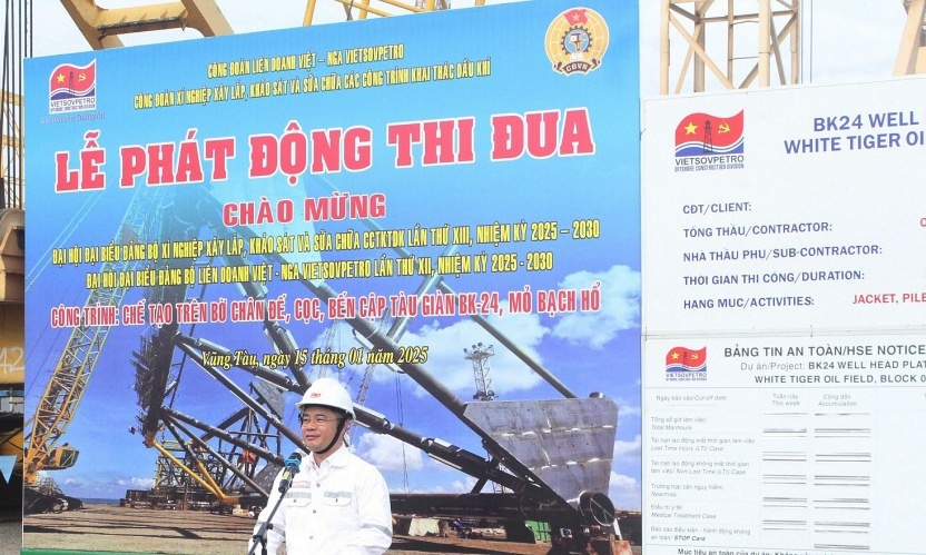 Dấu ấn đồng hành, sáng tạo của Công đoàn Vietsovpetro Dấu ấn đồng hành, sáng tạo của Công đoàn Vietsovpetro