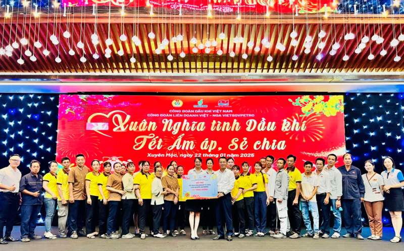 Dấu ấn đồng hành, sáng tạo của Công đoàn Vietsovpetro Dấu ấn đồng hành, sáng tạo của Công đoàn Vietsovpetro