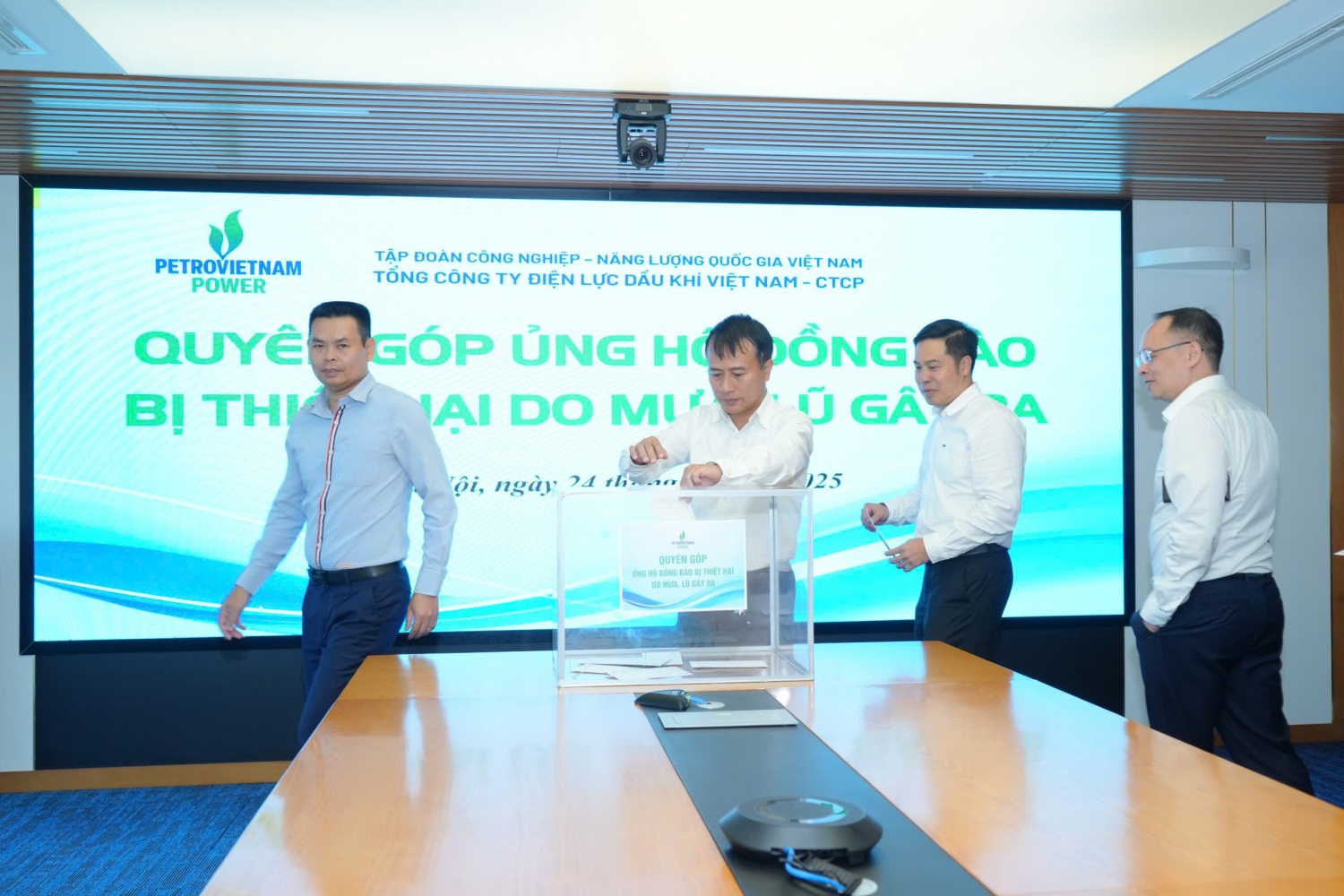 Petrovietnam phát động quyên góp ủng hộ đồng bào miền Trung, Tây Nguyên bị ảnh hưởng bởi mưa lũ