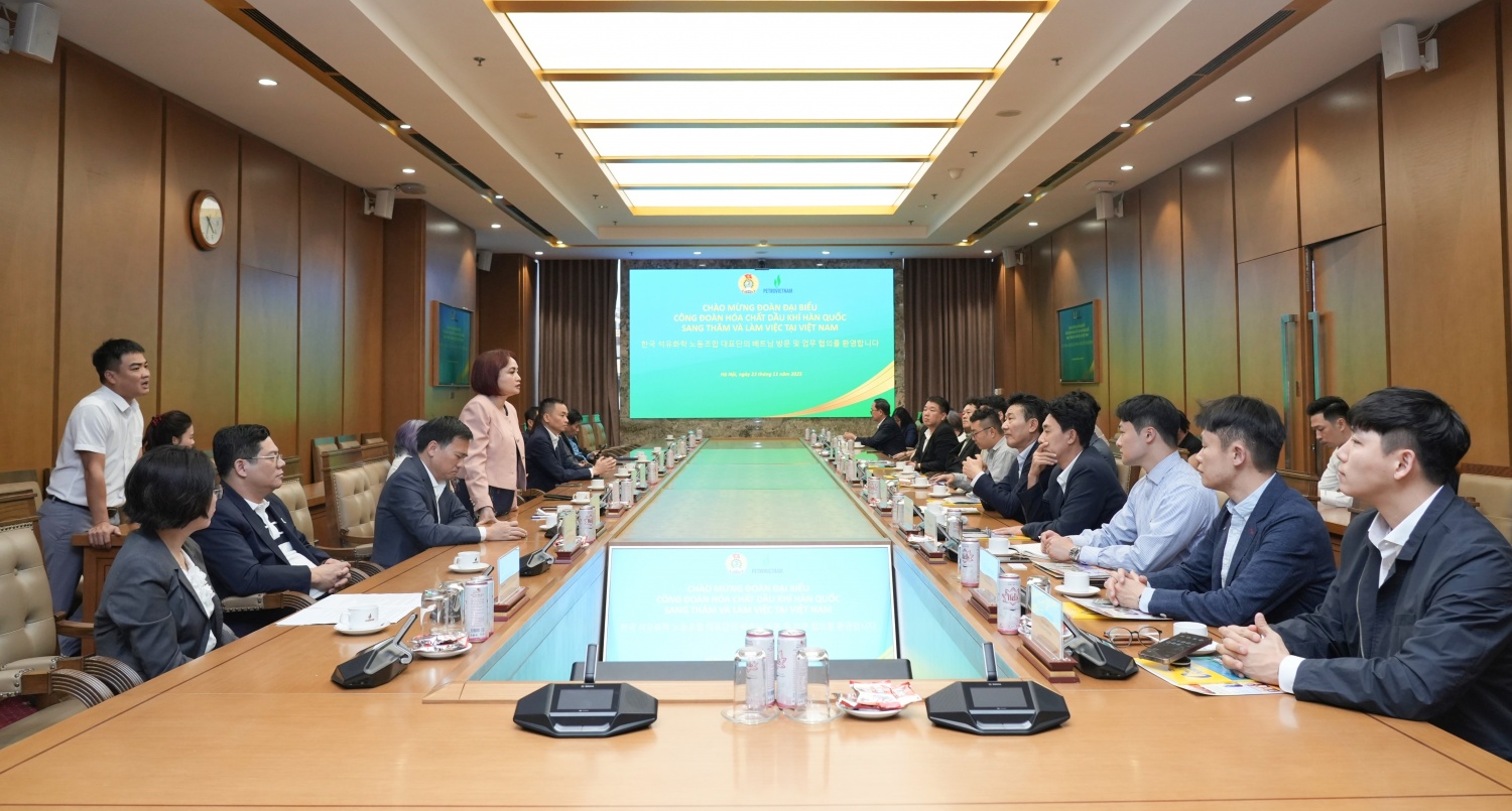 Công đoàn Petrovietnam tăng cường hợp tác quốc tế, thúc đẩy hoạt động công đoàn