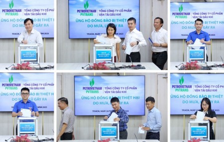 Các đơn vị Petrovietnam đồng loạt phát động quyên góp ủng hộ đồng bào vùng lũ