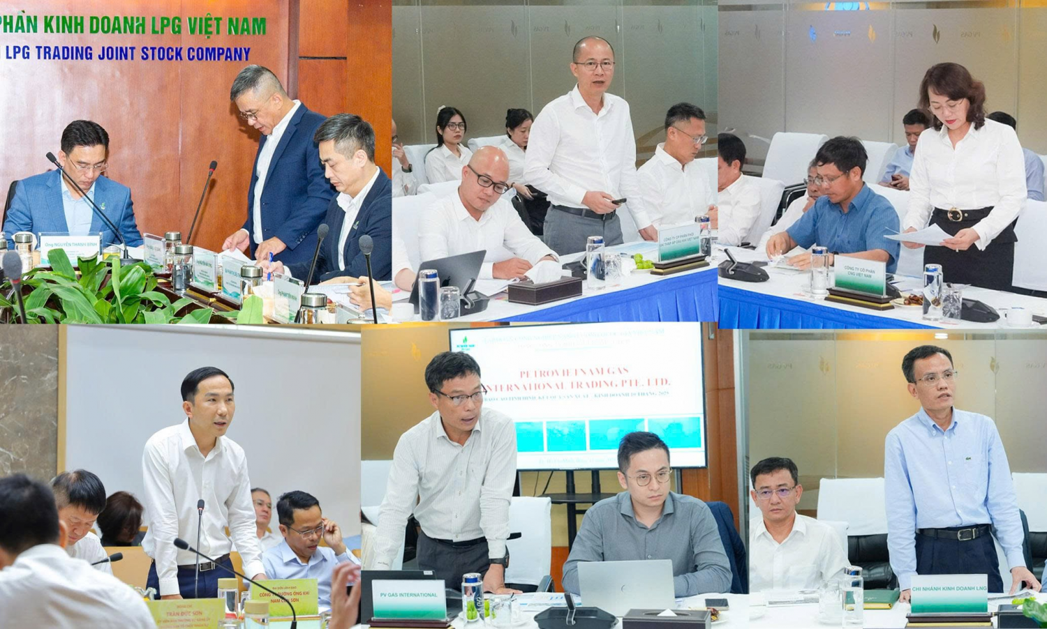 Đại diện các đơn vị trình bày báo cáo, kiến nghị tại các buổi làm việc 