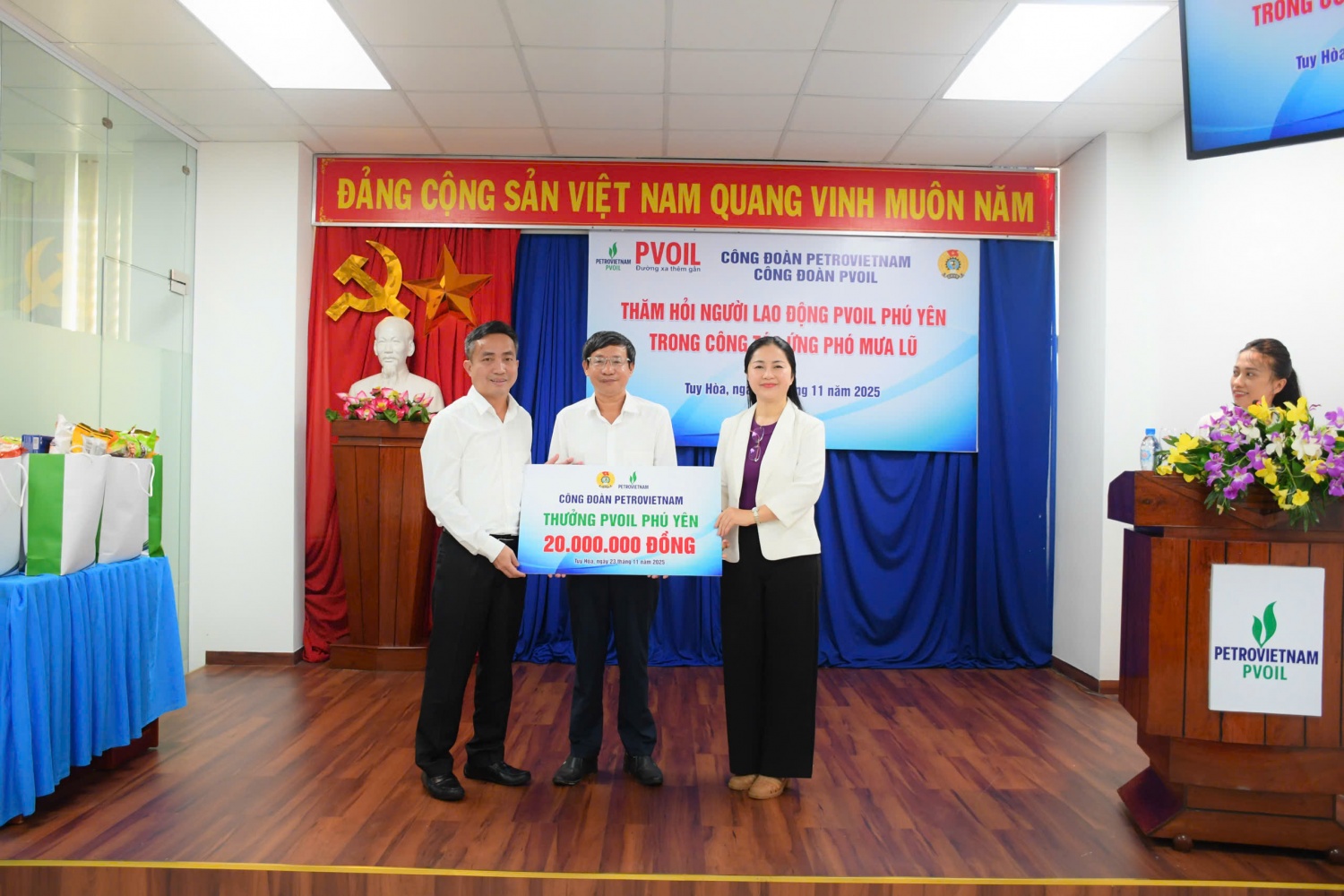 Petrovietnam lan tỏa tinh thần “nghĩa tình – trách nhiệm – sẻ chia” cùng bà con vùng lũ