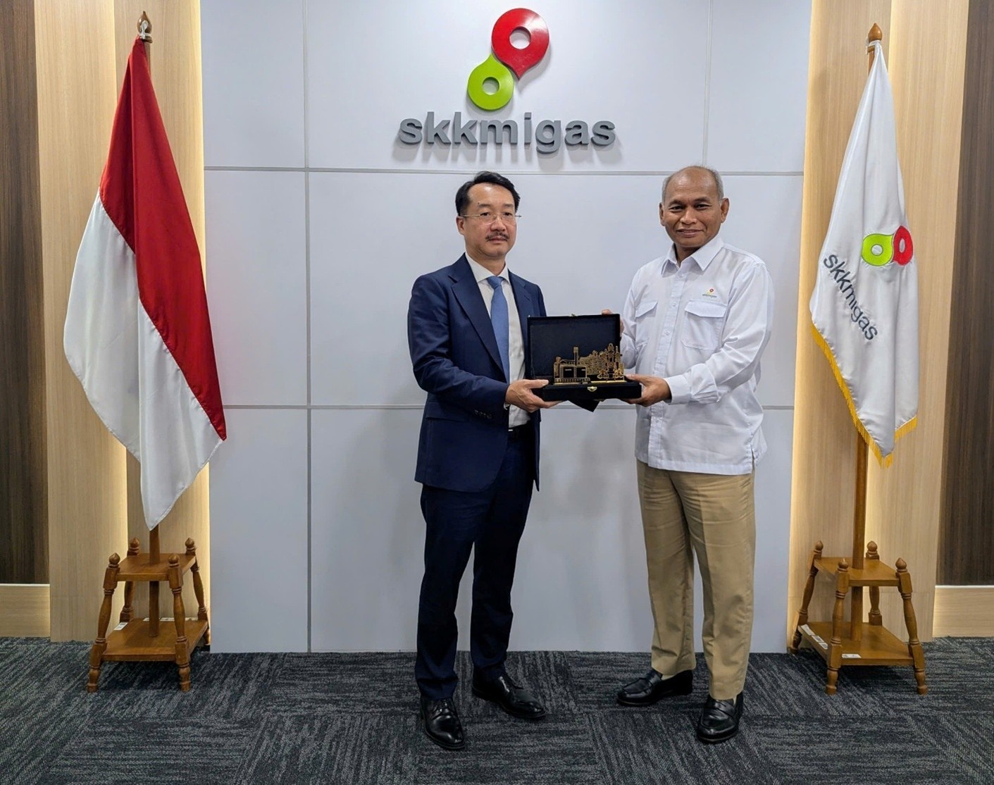 Tổng Giám đốc PVEP Nguyễn Thiện Bảo làm việc với Chủ tịch SKK-Migas