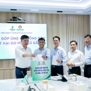 PVCFC tổ chức quyên góp ủng hộ đồng bào miền Trung, Tây Nguyên bị thiệt hại do mưa lũ