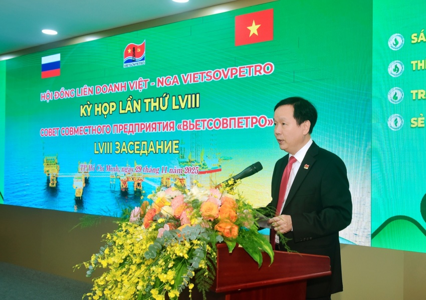 Kỳ họp 58 Hội đồng Liên doanh Việt – Nga Vietsovpetro thành công tốt đẹp: Vietsovpetro ghi dấu bước tiến 2025 và mở rộng tầm nhìn đến 2050 Kỳ họp 58 Hội đồng Liên doanh Việt - Nga Vietsovpetro: Ghi dấu bước tiến 2025, mở rộng tầm nhìn đến 2050