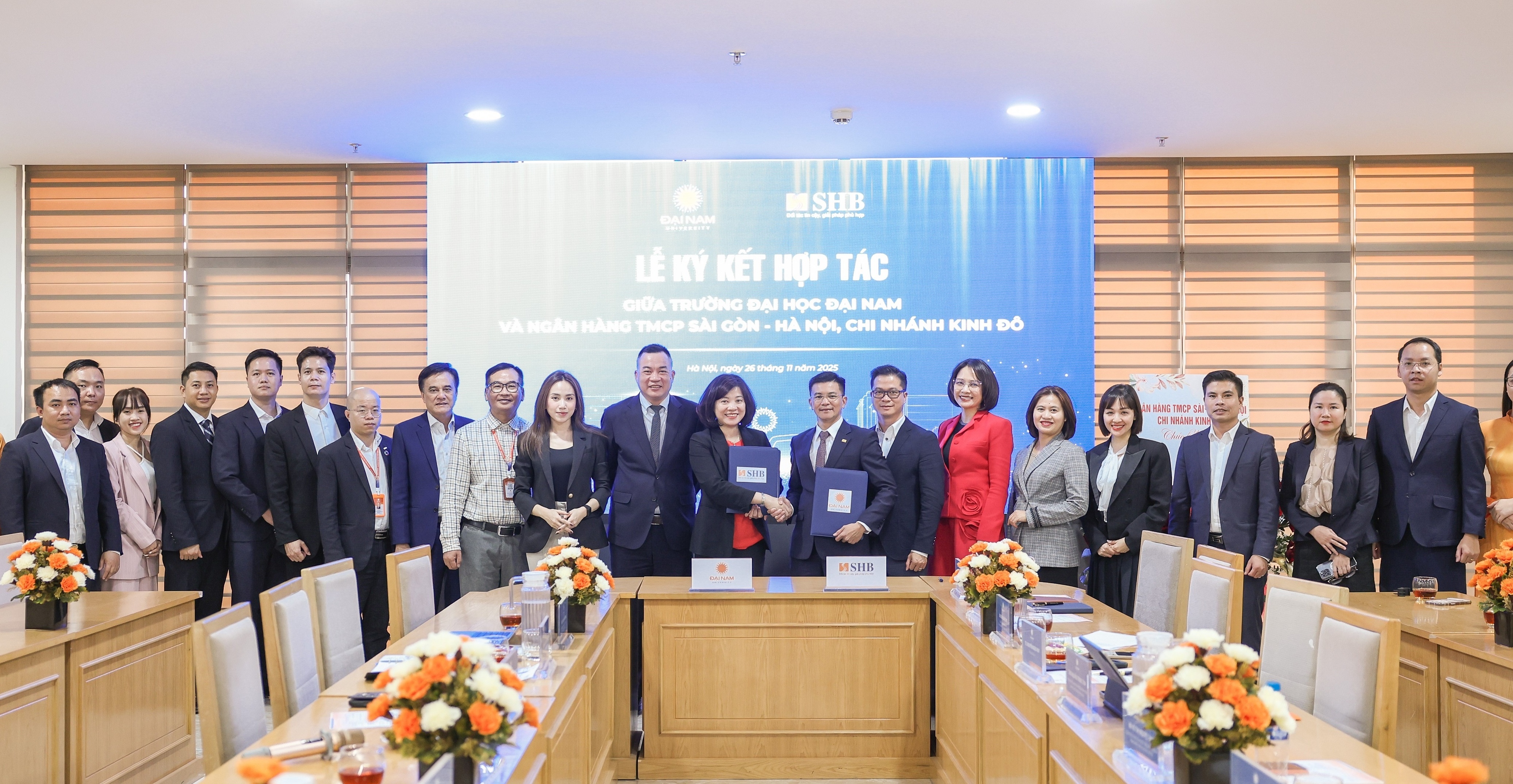 SHB ký kết hợp tác với Trường Đại học Đại Nam