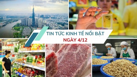 Tin tức kinh tế ngày 4/12: OECD nâng dự báo tăng trưởng GDP của Việt Nam lên 6,2%
