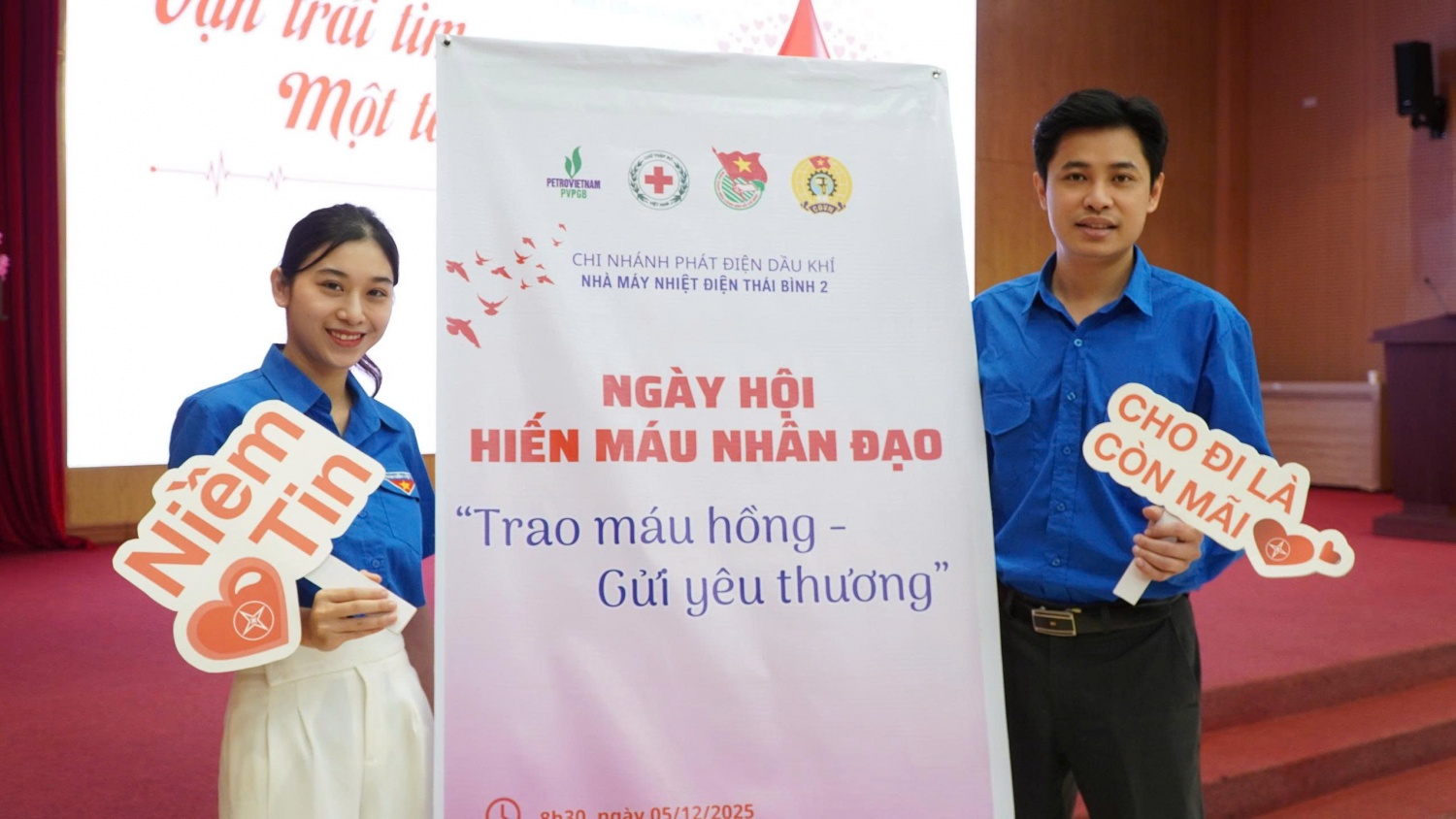 NMNĐ Thái Bình 2 tổ chức Ngày hội hiến máu nhân đạo “Trao giọt hồng - Gửi yêu thương”