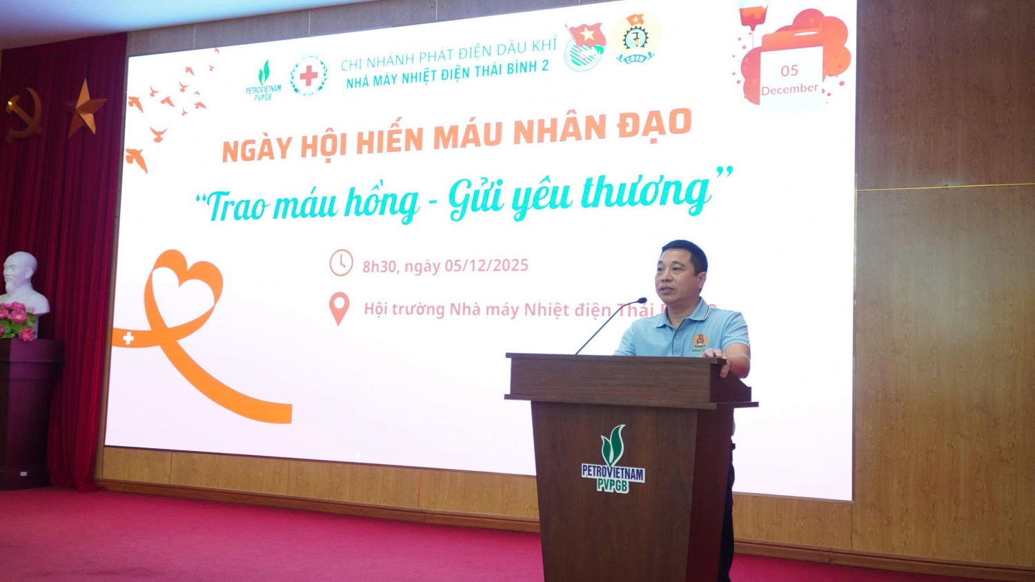 NMNĐ Thái Bình 2 tổ chức Ngày hội hiến máu nhân đạo “Trao giọt hồng - Gửi yêu thương”