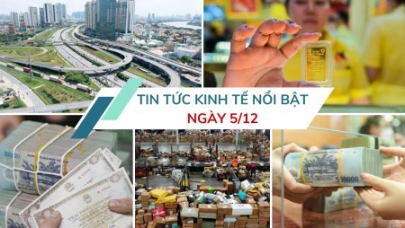 Tin tức kinh tế ngày 5/12: Giải ngân vốn đầu tư công đạt 60,6% kế hoạch