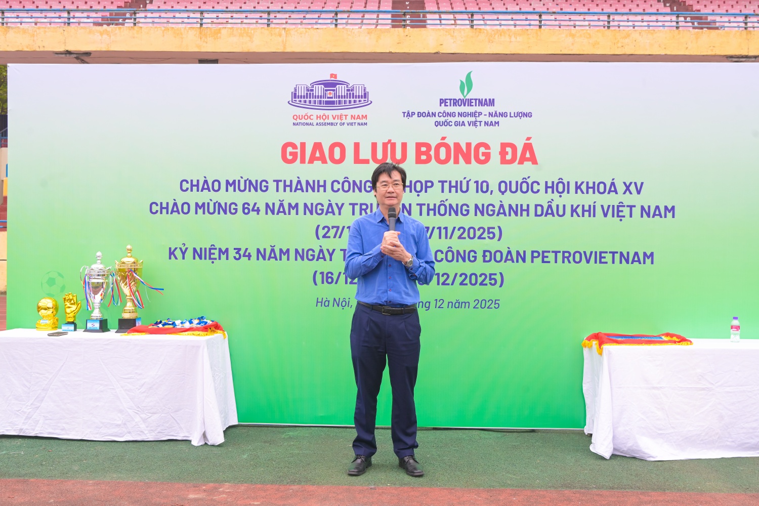 Giao hữu bóng đá Petrovietnam – Quốc hội: Rèn luyện thể thao, lan tỏa tinh thần đoàn kết