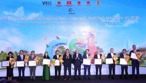 PV Drilling được vinh danh Top 10 Doanh nghiệp Bền vững tại Việt Nam năm 2025