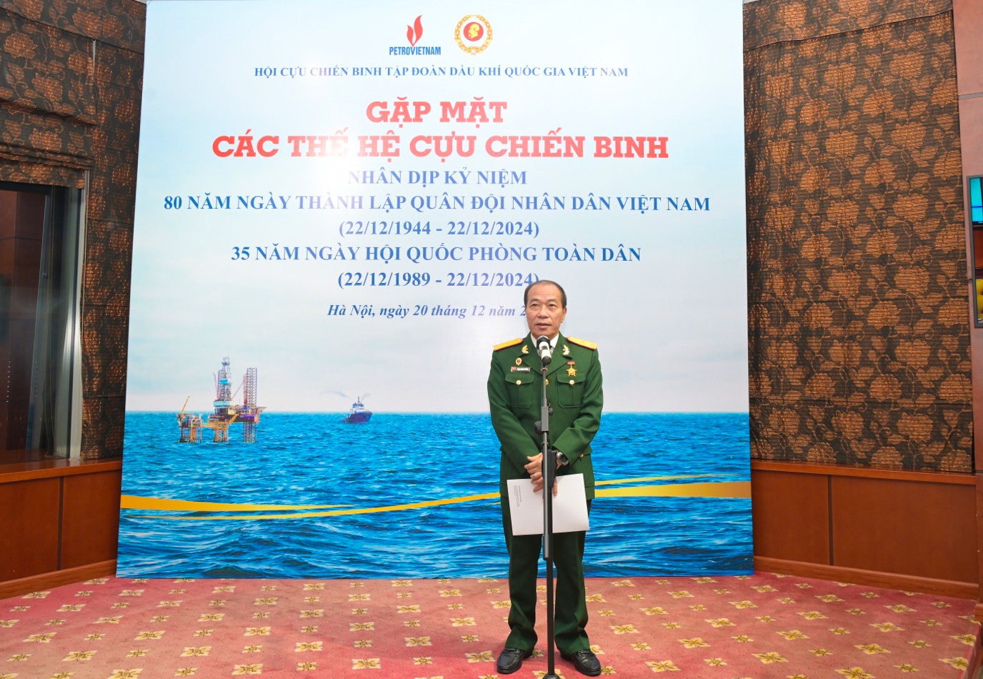 Hội CCB Petrovietnam tổ chức chương trình gặp mặt giao lưu với các thế hệ CCB Tập đoàn khu vực phía Bắc.
