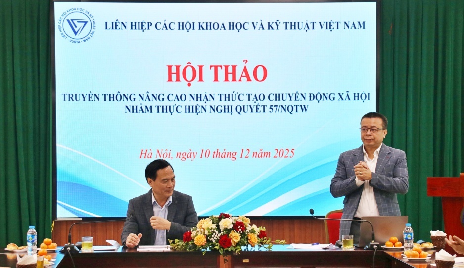 Liên hiệp Hội Việt Nam truyền tải tinh thần Nghị quyết 57 vào cuộc sống Liên hiệp Hội Việt Nam truyền tải tinh thần Nghị quyết 57 vào cuộc sống