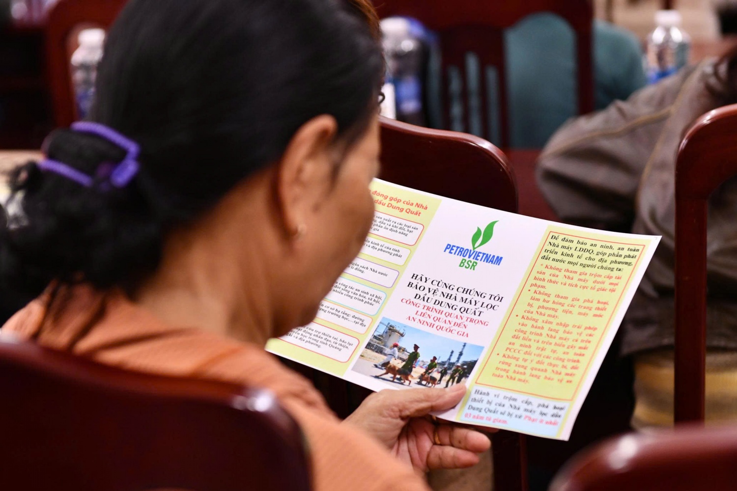 BSR tổ chức tuyên truyền đảm bảo an ninh, an toàn NMLD Dung Quất cho người dân tại Quảng Ngãi