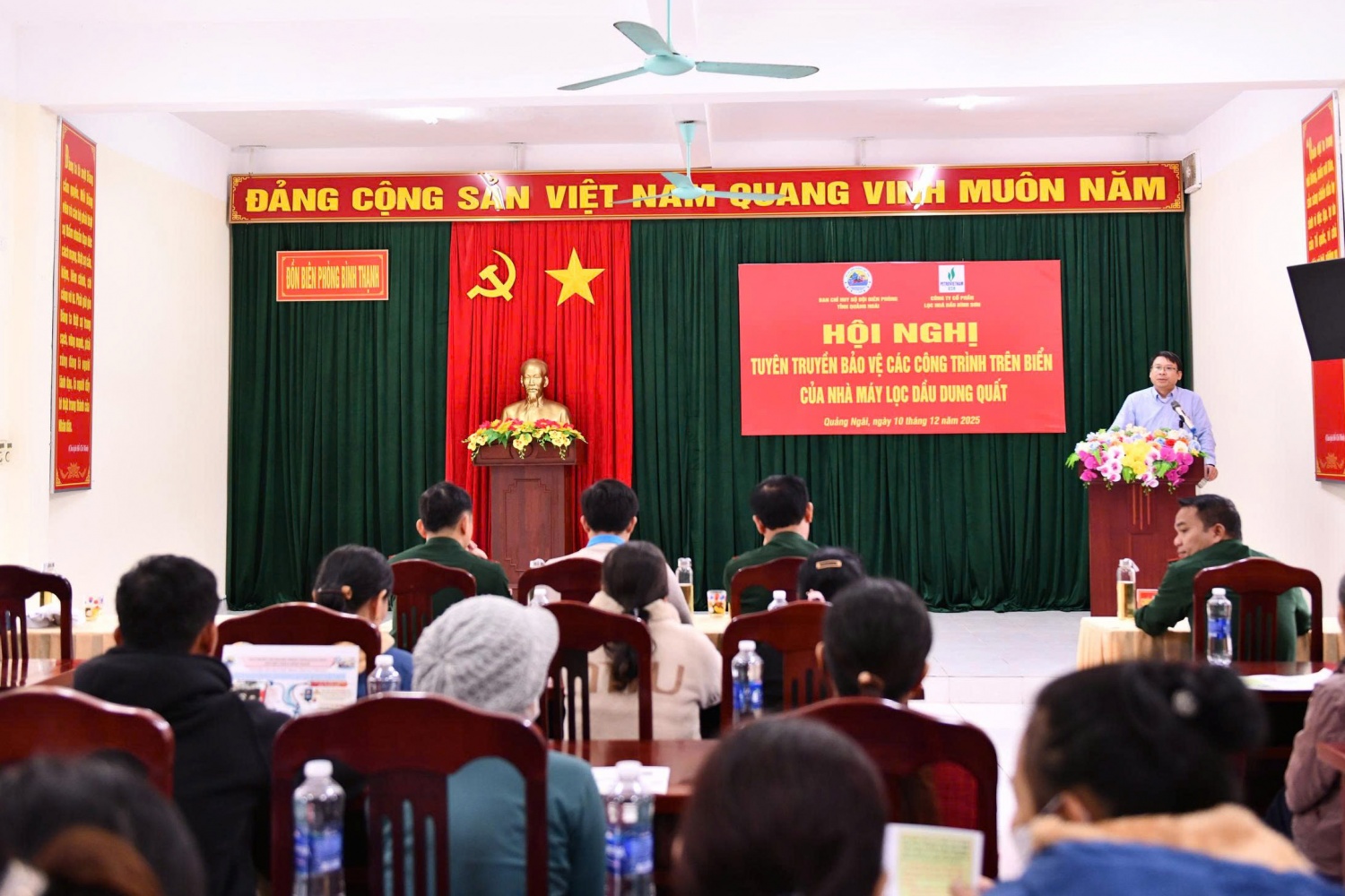 BSR tổ chức tuyên truyền đảm bảo an ninh, an toàn NMLD Dung Quất cho người dân tại Quảng Ngãi