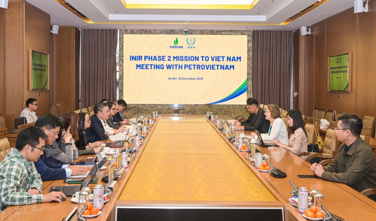 Petrovietnam - IAEA tăng cường hợp tác, chuẩn bị cho Dự án Điện hạt nhân Ninh Thuận 2