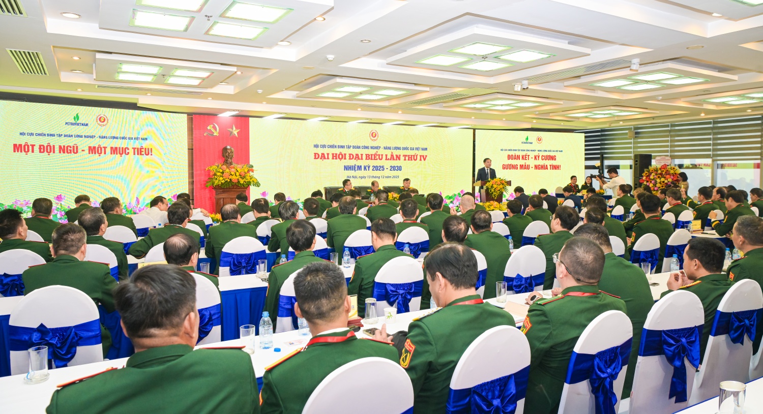 [Chùm ảnh] Đại hội đại biểu Hội Cựu chiến binh Petrovietnam lần thứ IV, nhiệm kỳ 2025-2030 diễn ra thành công tốt đẹp