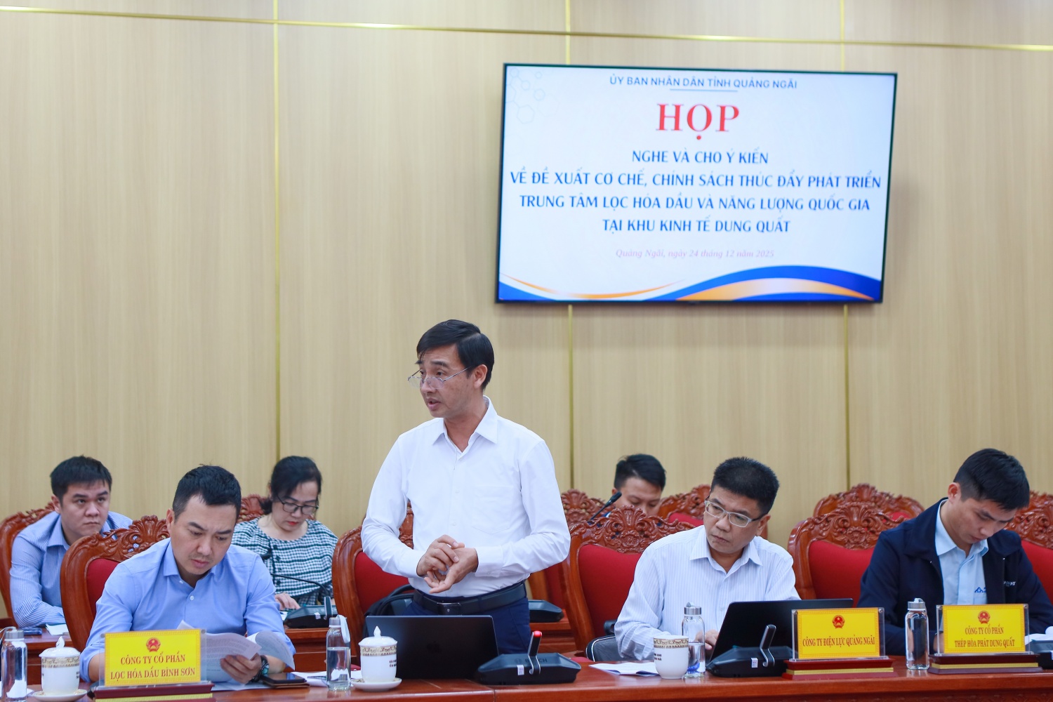 BSR đóng góp cơ chế thúc đẩy phát triển Trung tâm lọc hóa dầu và năng lượng quốc gia tại Dung Quất