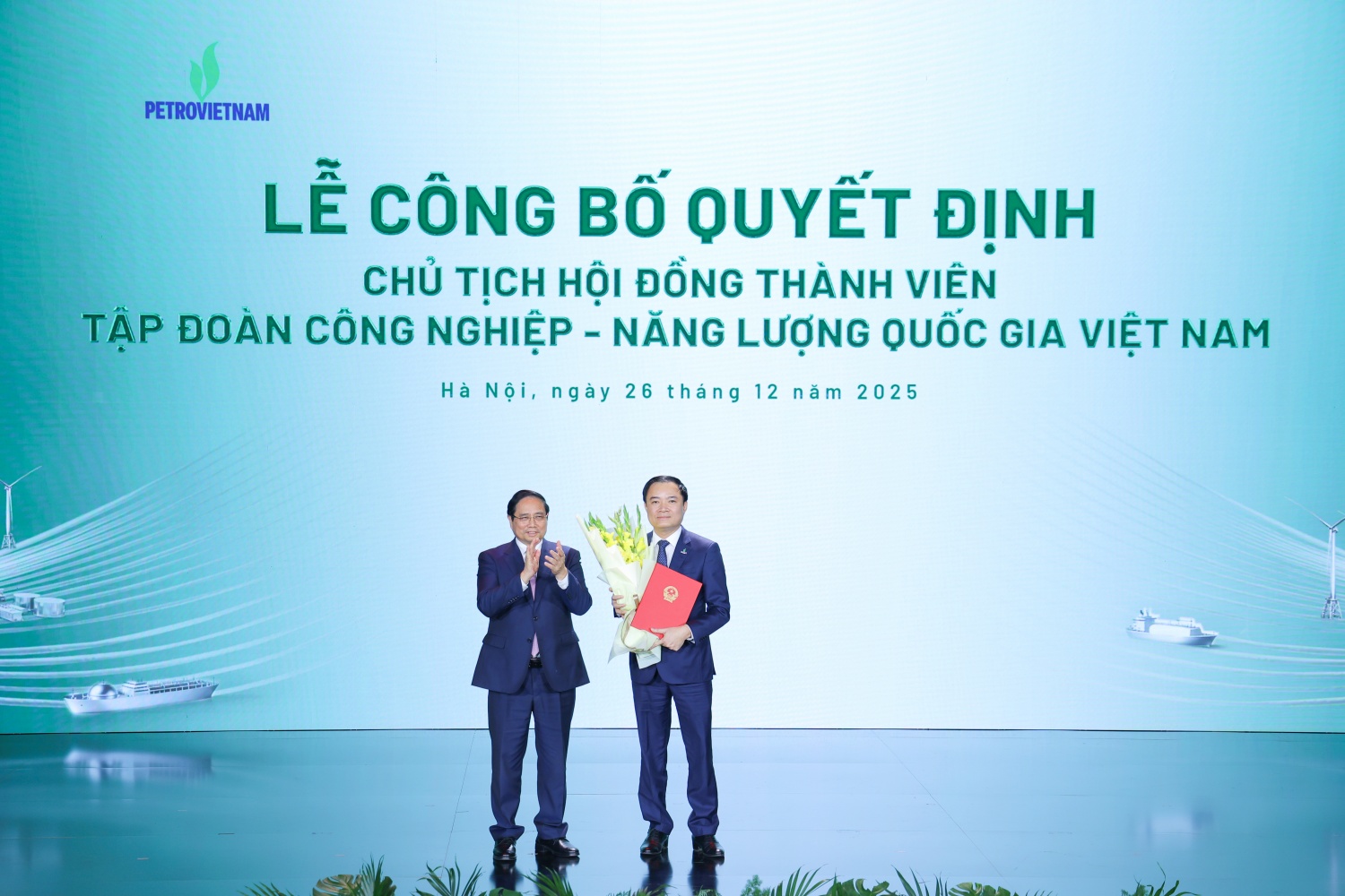 Đồng chí Lê Ngọc Sơn giữ chức vụ Chủ tịch HĐTV Petrovietnam