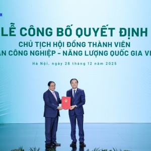 Đồng chí Lê Ngọc Sơn giữ chức vụ Chủ tịch Hội đồng Thành viên Petrovietnam