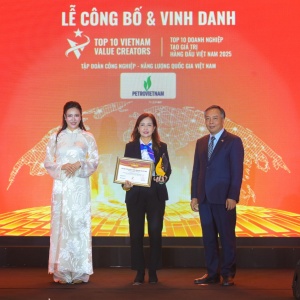 Petrovietnam dẫn đầu Top 10 Doanh nghiệp tạo giá trị hàng đầu Việt Nam năm 2025