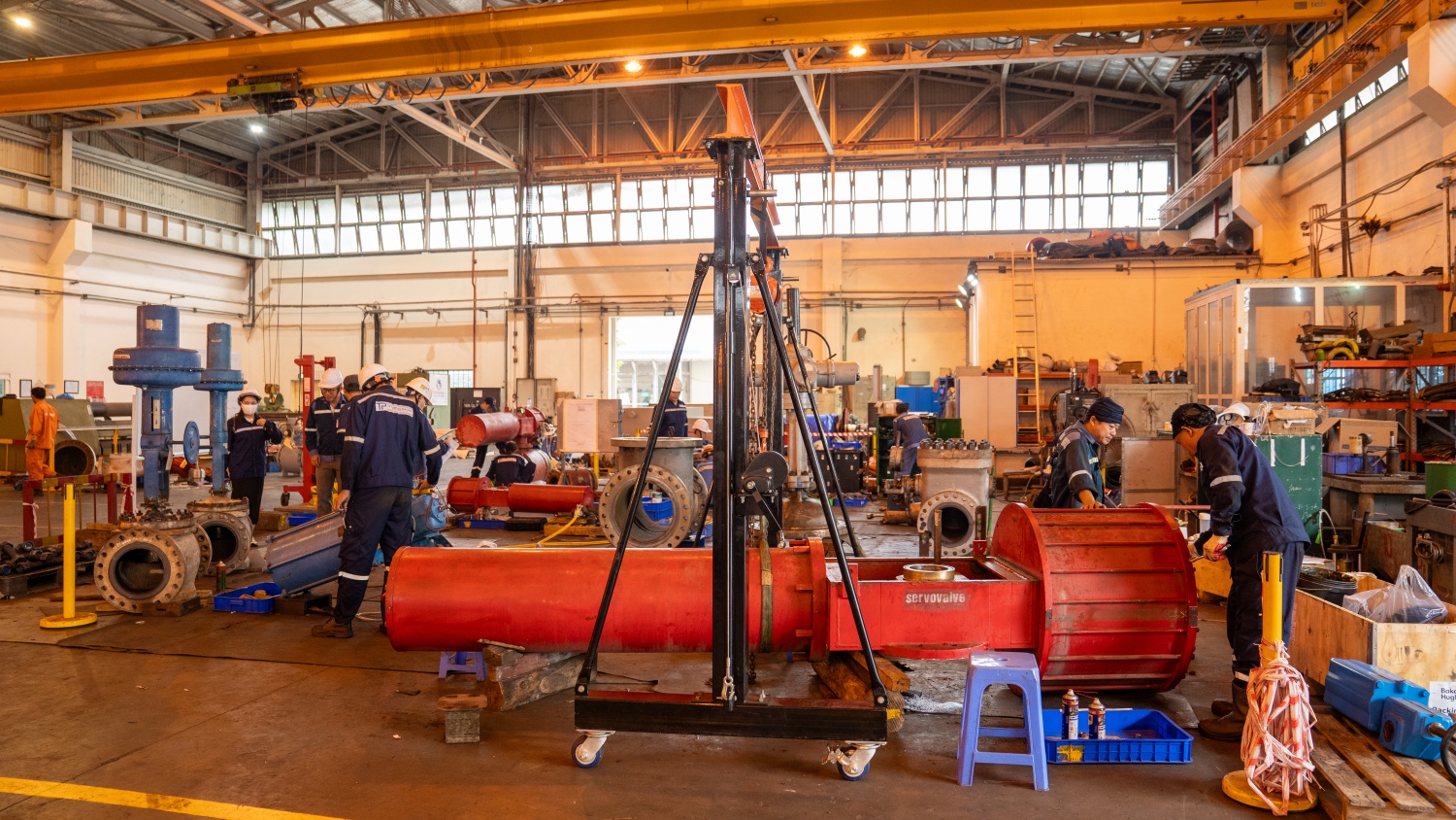 [Chùm ảnh] BDTT Nhà máy đạm Phú Mỹ: Nhịp làm việc khẩn trương trong từng công đoạn