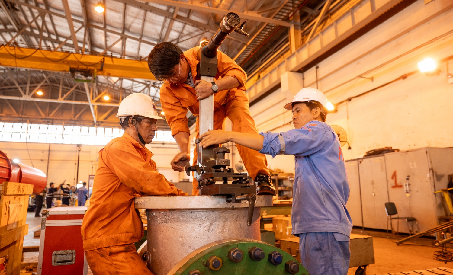 [Chùm ảnh] BDTT Nhà máy đạm Phú Mỹ: Nhịp làm việc khẩn trương trong từng công đoạn