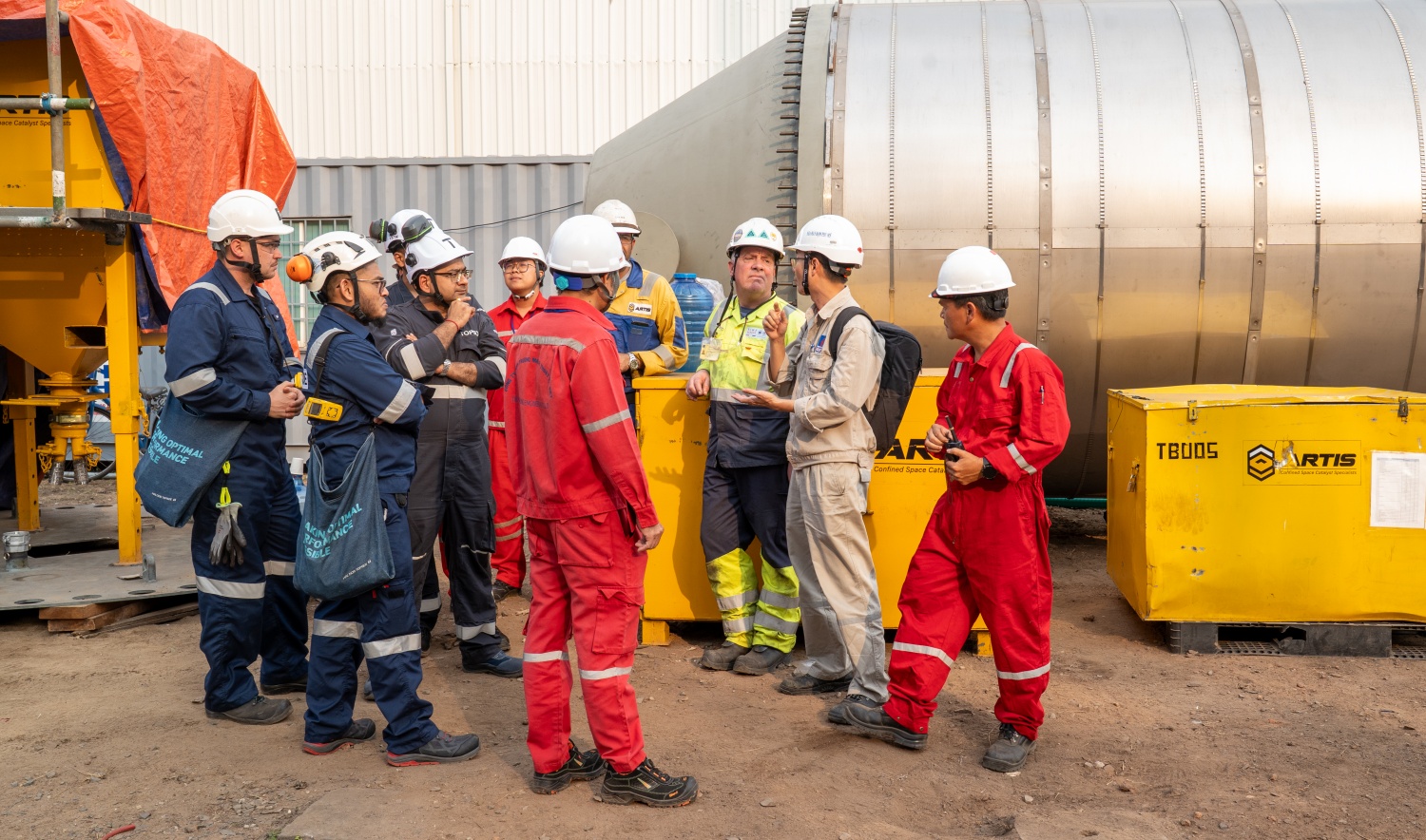 [Chùm ảnh] Những “bước lắp ghép quyết định” trong đợt BDTT Nhà máy Đạm Phú Mỹ