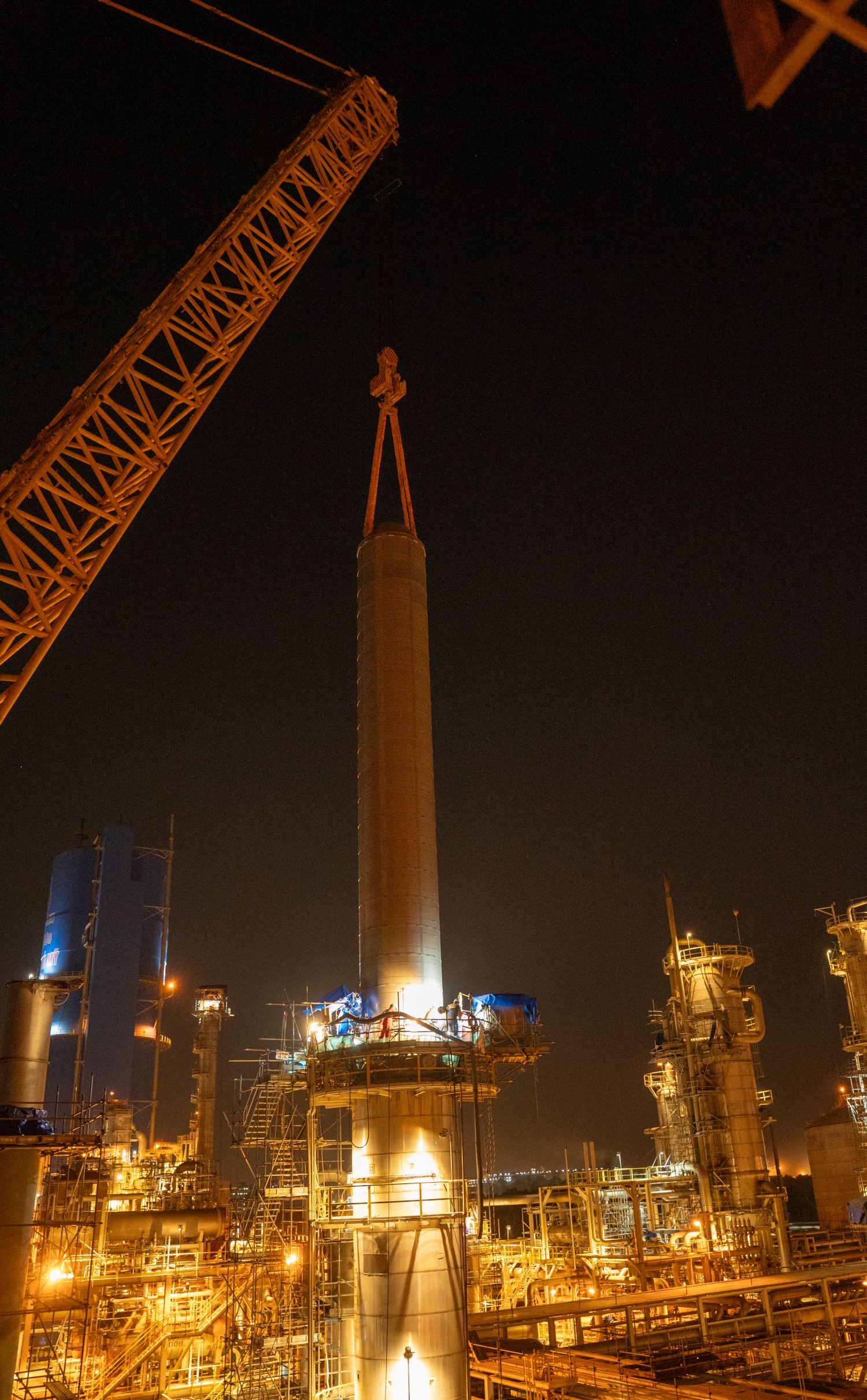 [Chùm ảnh] Những “bước lắp ghép quyết định” trong đợt BDTT Nhà máy Đạm Phú Mỹ