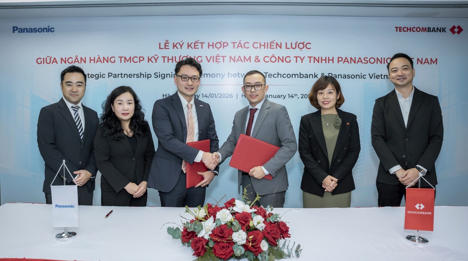 Techcombank và Panasonic Việt Nam hợp tác chiến lược