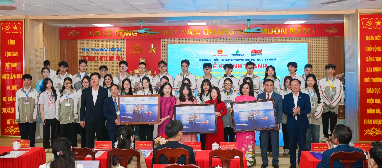 [Chùm ảnh] Petrovietnam đồng hành phát triển không gian giáo dục STEM tại Quảng Ninh