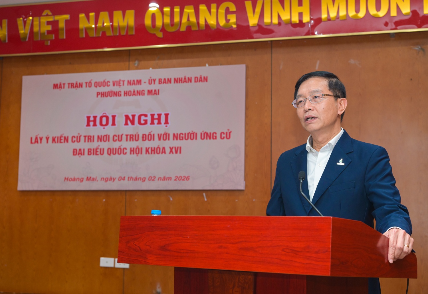 Đồng chí Lê Ngọc Sơn được được cử tri nơi cư trú tín nhiệm, giới thiệu ứng cử đại biểu Quốc hội khóa XVI