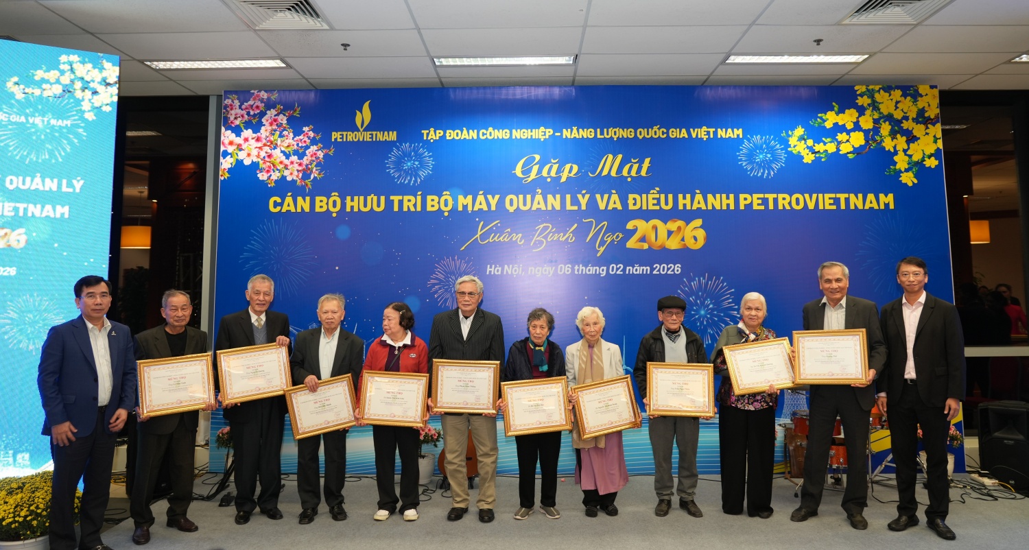 Petrovietnam gặp mặt, tri ân cán bộ hưu trí nhân dịp Xuân Bính Ngọ 2026
