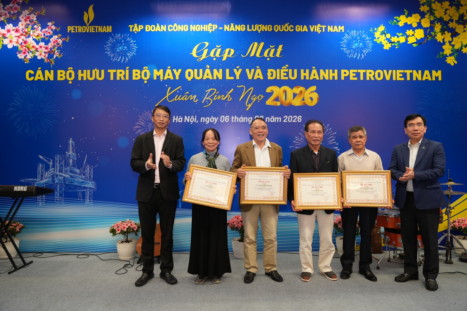 Petrovietnam gặp mặt, tri ân cán bộ hưu trí nhân dịp Xuân Bính Ngọ 2026