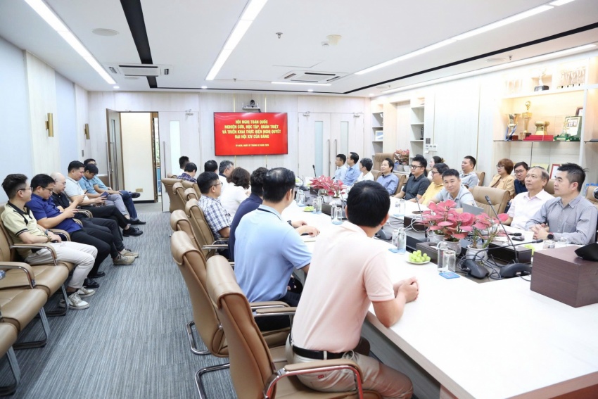 Đảng bộ Petrovietnam tham dự Hội nghị học tập, triển khai Nghị quyết Đại hội XIV của Đảng