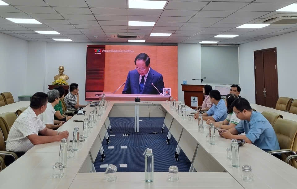 Đảng bộ Petrovietnam tham dự Hội nghị học tập, triển khai Nghị quyết Đại hội XIV của Đảng