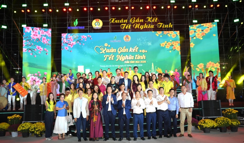 Lan tỏa Petrovietnam: Xuân Gắn kết   Tết Nghĩa tình” tại khu vực Vũng Tàu - TP. Hồ Chí Minh