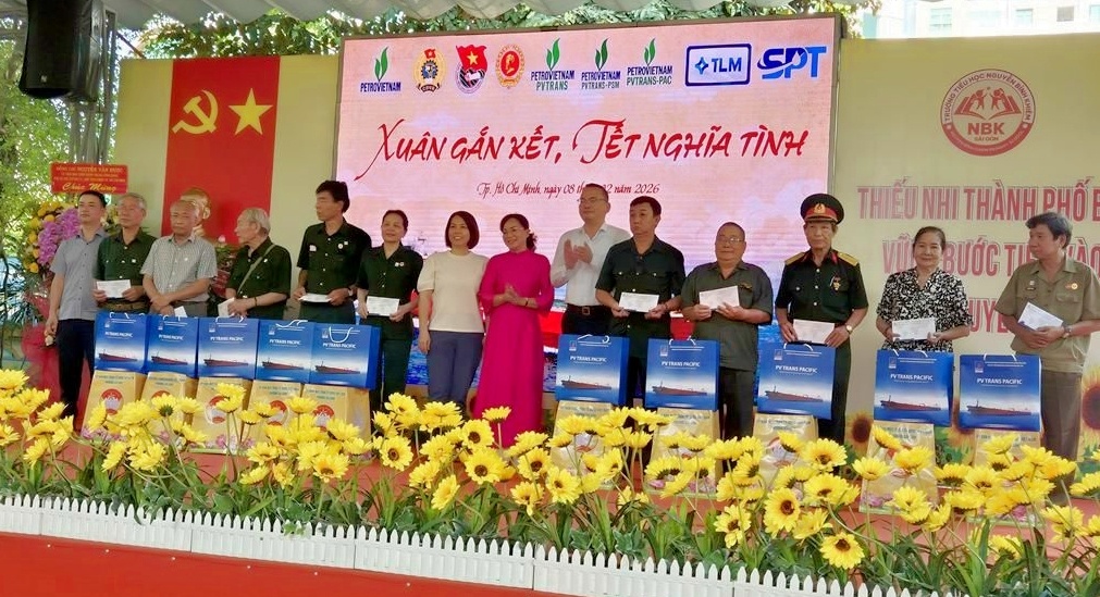 PVTrans lan tỏa tinh thần nhân ái, sẻ chia nhân dịp Xuân Bính Ngọ 2026