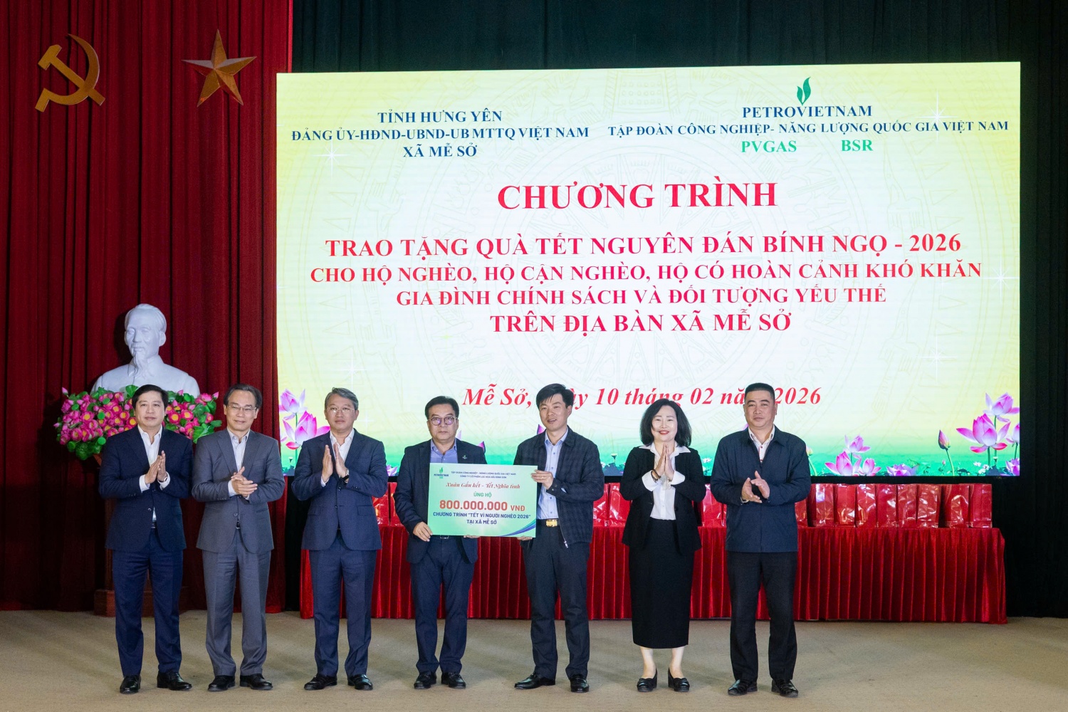 Petrovietnam mang Xuân nghĩa tình đến với xã Mễ Sở (Hưng Yên)