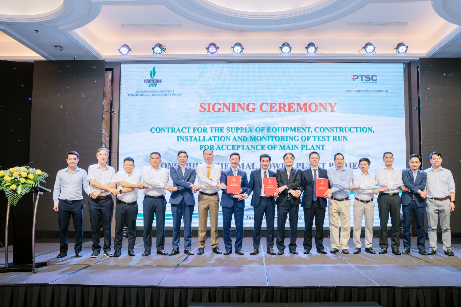 Ban QLDA Long Phú 1 ký kết Hợp đồng Gói thầu T08 – bước tiến quan trọng đưa dự án về đích