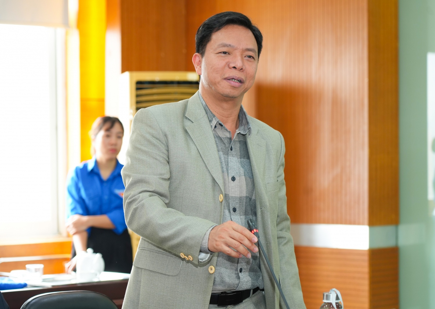 đồng chí Đỗ Đức Thắng – Phó Tổng giám đốc VNPOLY phát biểu tại chương trình